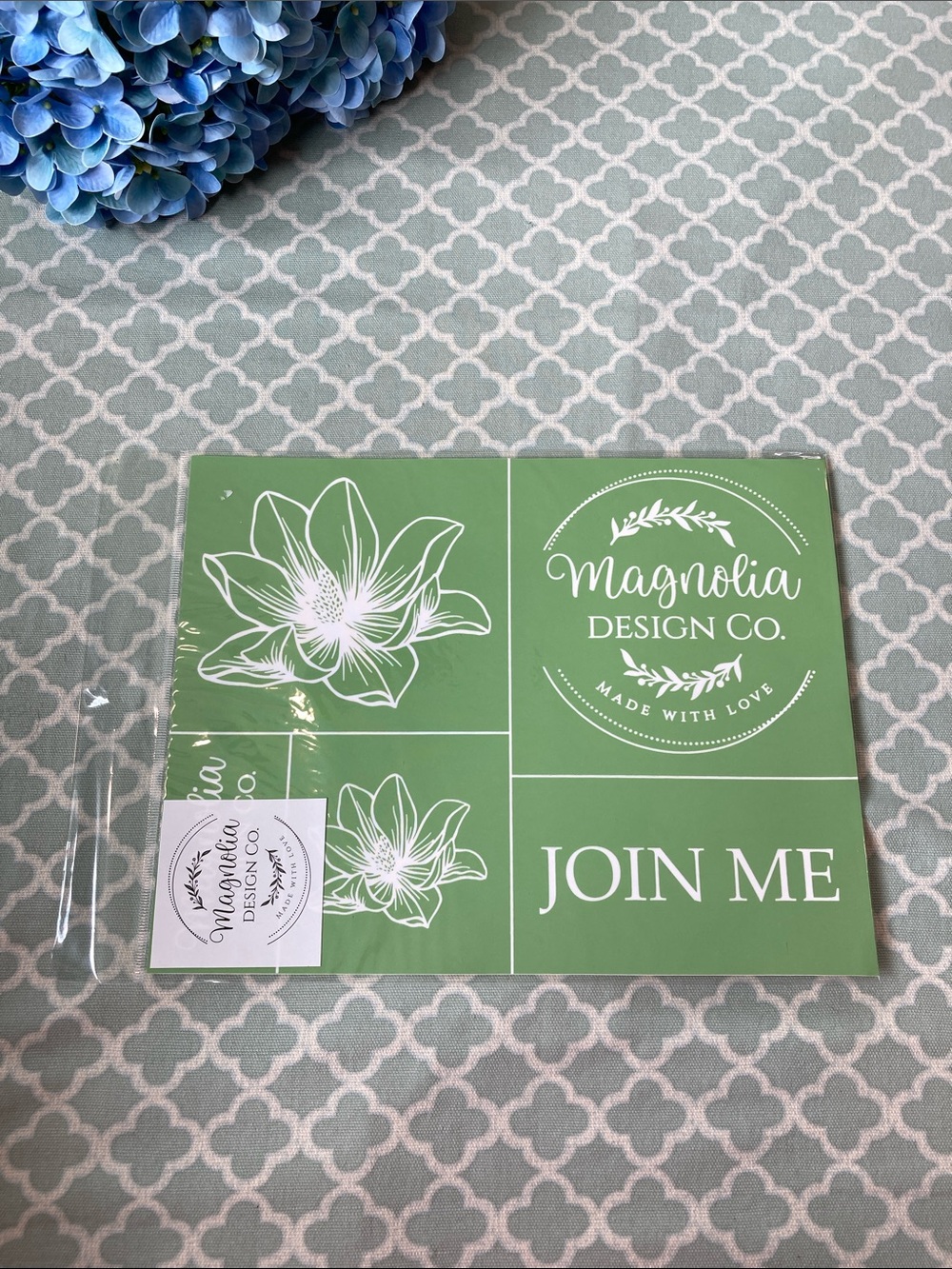 Magnolia Design Co Logo Silkscreen Transfer NEW